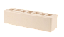 Кирпич - Облицовочный кирпич Облицовочный Евро 0,5 : М-300 размером 65x250x65. Цвет белый, производство Железногорский кирпичный завод 