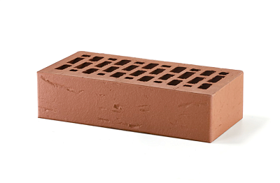 Картинка Кирпич - Облицовочный кирпич Облицовочный Одинарный : М-175 размером 120x250x65. Цвет коричневый, производство ЛСР 