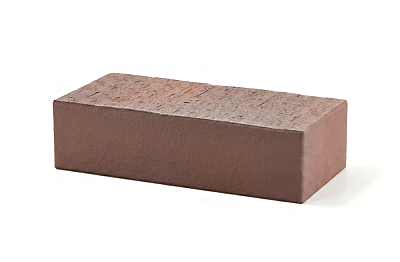 Картинка Кирпич - Облицовочный кирпич Облицовочный Одинарный Полнотелый : М-400 размером 120x250x65. Цвет коричневый, производство ЛСР 