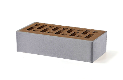 Картинка Кирпич - Облицовочный кирпич Облицовочный Одинарный 5-82-00-0-00 : М-200 размером 120x250x65. Цвет серый, производство RECKE 