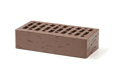 Картинка Кирпич - Облицовочный кирпич Облицовочный Одинарный : М-175 размером 120x250x65. Цвет коричневый, производство ЛСР 