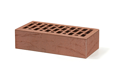 Картинка Кирпич - Облицовочный кирпич Облицовочный Одинарный : М-175 размером 120x250x65. Цвет красный, производство ЛСР 