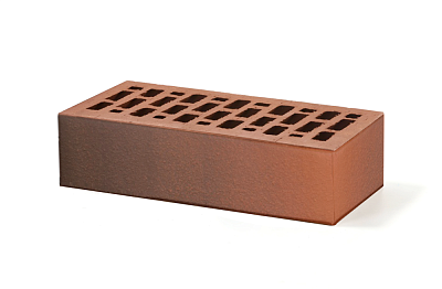 Картинка Кирпич - Облицовочный кирпич Облицовочный Одинарный : М-175 размером 120x250x65. Цвет красный, производство ЛСР 