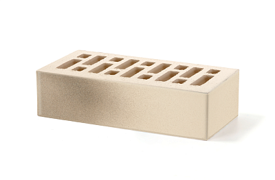 Картинка Кирпич - Облицовочный кирпич Облицовочный Одинарный 1-51-00-0-00 : М-175 размером 120x250x65. Цвет белый, производство RECKE 