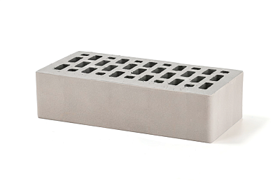 Картинка Кирпич - Облицовочный кирпич Облицовочный Одинарный : М-175 размером 120x250x65. Цвет серый, производство ЛСР 