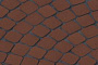Брусчатка темно-красная "Эдинбург" квадро R