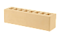 Кирпич - Облицовочный кирпич Облицовочный Евро 0,5 : М-150 размером 65x250x65. Цвет желтый, производство Железногорский кирпичный завод 