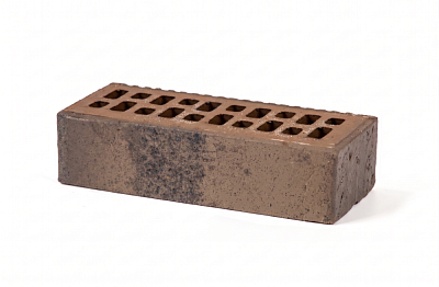 Картинка Кирпич - Облицовочный кирпич Облицовочный Евро : М-200 размером 88x250x65. Цвет коричневый, производство Ликолор Кирпичный завод 